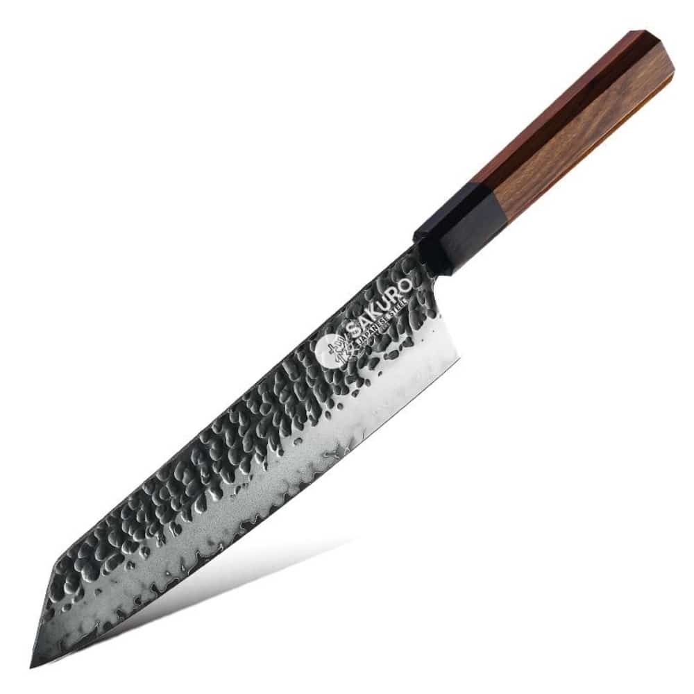 Kuchyňský nůž kiritsuke z Japonské oceli SaKuRo Eben 22,9 cm