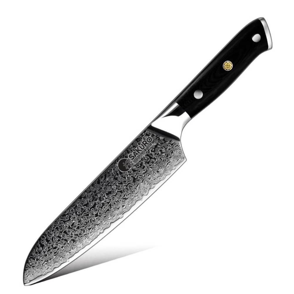 Santoku nůž z damaškové oceli SaKuRo G10 20,3 cm