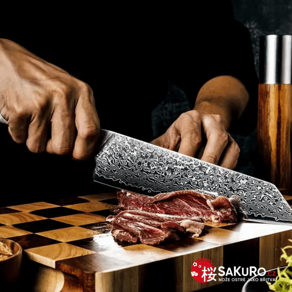 Plátkování Kiritsuke nožem SaKuro