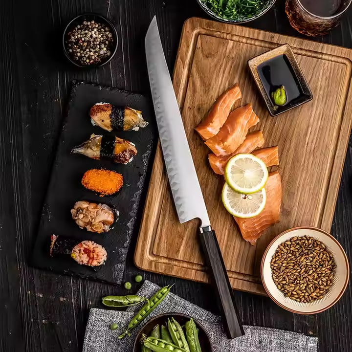 Sushi nůž z japonské oceli SaKuRo Ciricote 27 cm