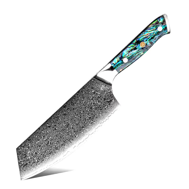 Sekáček z damaškové oceli SaKuRo Ocean Shell 19 cm