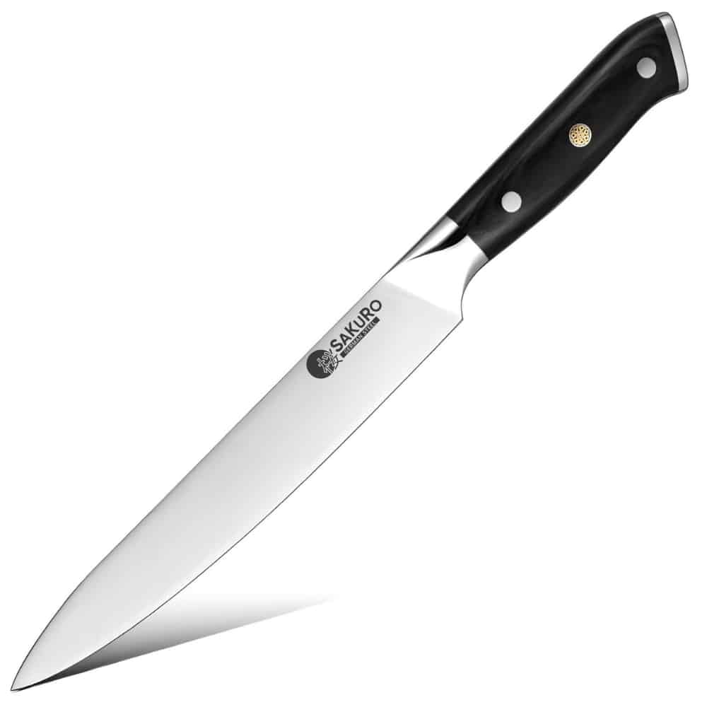 Kuchyňský nůž na maso Hanzo Black DE SaKuRo 20 cm