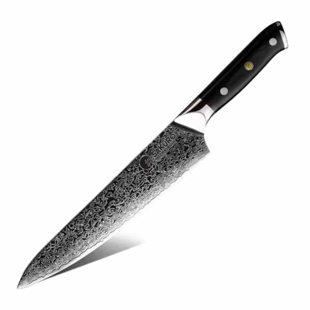 Šéfkuchařský nůž z damaškové oceli SaKuRo G10 20,3 cm