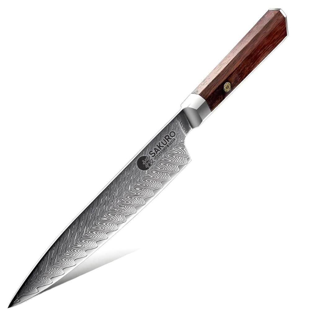 Šéfkuchařský nůž z damaškové oceli SaKuRo Palisandr 20,3 cm